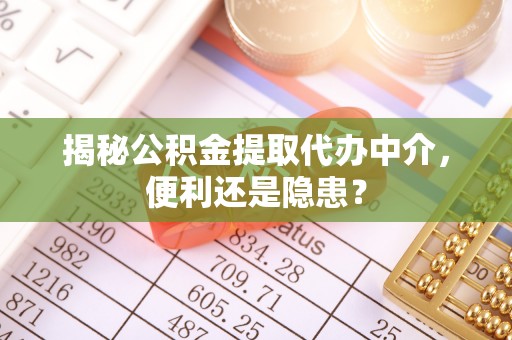 集美揭秘公积金提取代办中介，便利还是隐患？