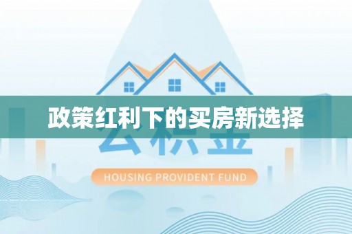 集美政策红利下的买房新选择
