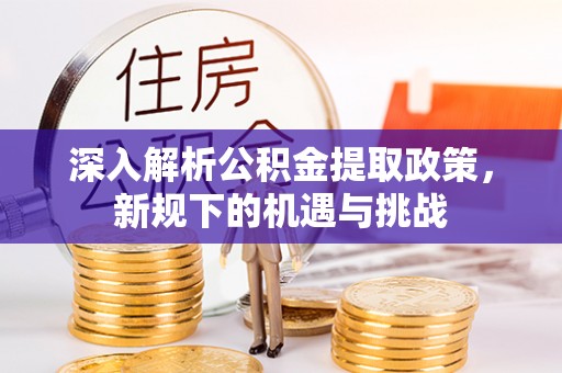 集美深入解析公积金提取政策，新规下的机遇与挑战